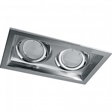 Светильник Feron DLT202 2x50W MR16 G5.3 хром