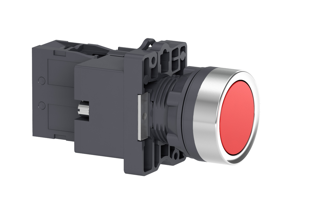 XA2EW34M2 КНОП.СПОДС.,СLED,220В.,КРАСН.,1НЗ