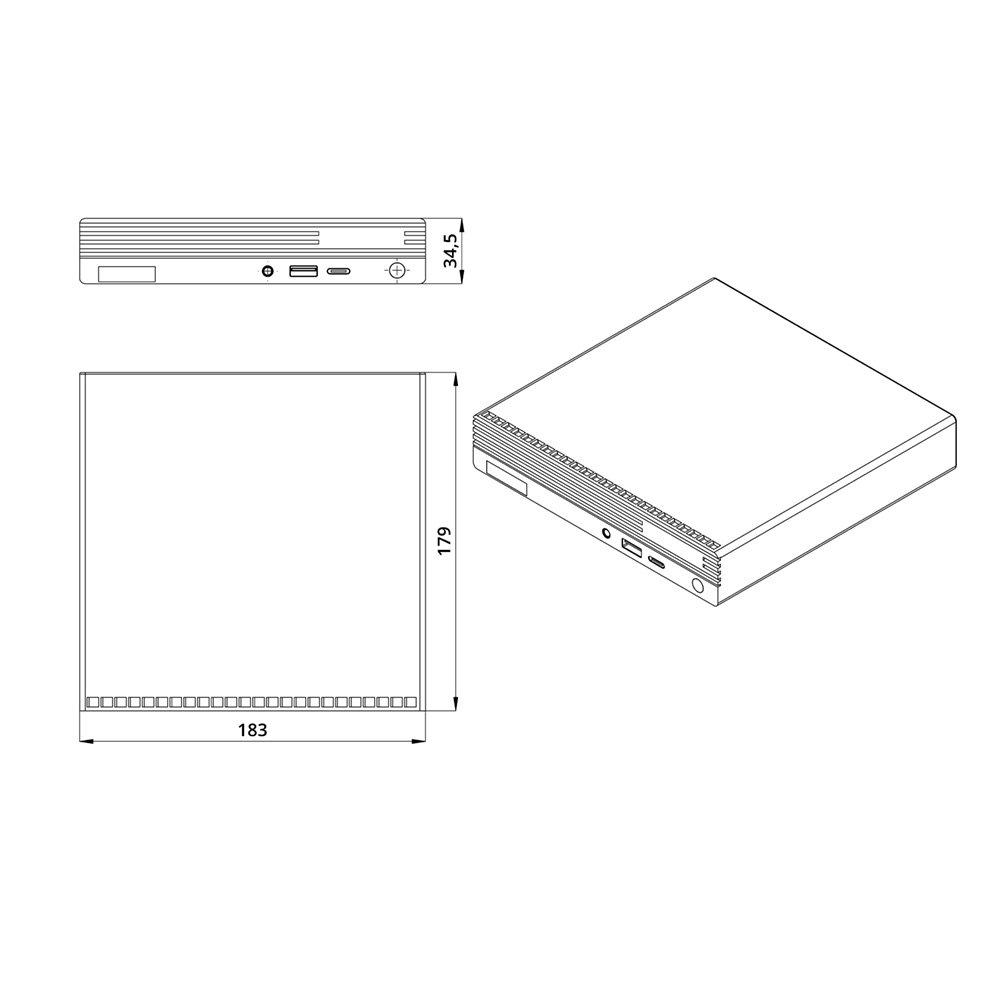Габаритный чертёж
