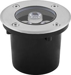 Светильник садово-парковый Feron SP4111 3W 2700K 230V IP67 тротуарный (грунтовый)