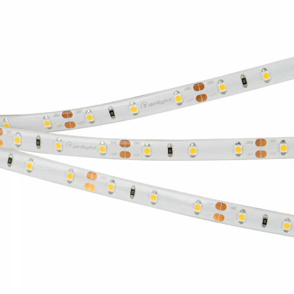 Arlight Лента IP65 24V 4,8Вт/м 3000К /RTW-SE-A60-8mm 12V Warm3000 (4.8 W/m, IP65, 2835, 5m) (кратно 5)