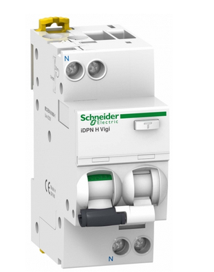 Дифференциальный автомат  1П+N  16A  30мА  Schneider Electric  характеристика С  тип А  10кA  iDPN H VIGI   A9D37616