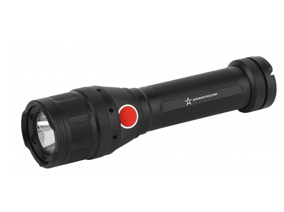 Фонарь светодиодный MB-902 Фонари АРМИЯ РОССИИ универсальный Буря [5Вт LED + COB светильник, алюминий, регулируемый фокус, диммер, 4xAA