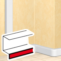 Legrand  DLP  Антрацит  Накладка плинтусная 2м 010580