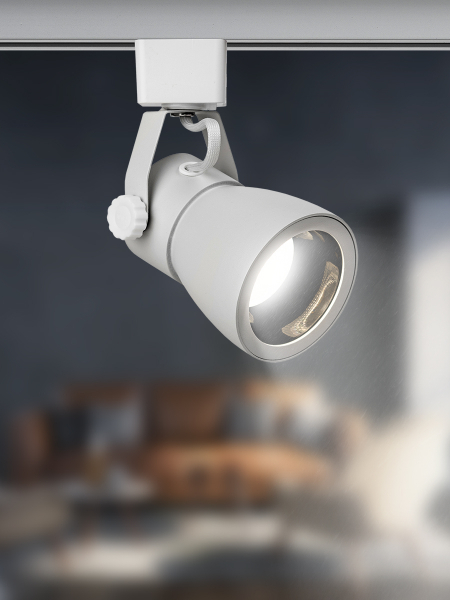 Трековый светильник однофазный ЭРА TR38-GU10 WH MR16 Белый