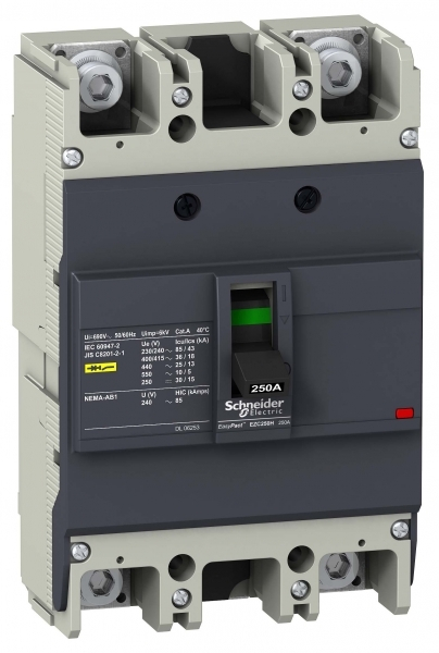Выключатель автоматический  Schneider Electric  3П  200А  36кА  TM-D  EasyPact_EZC