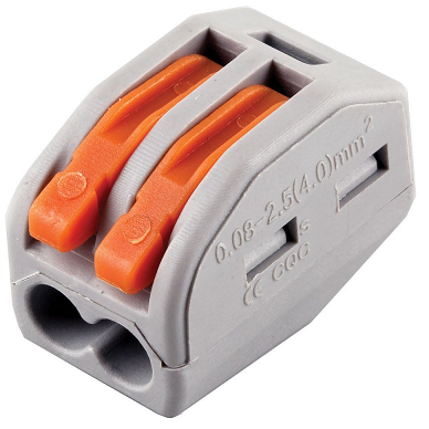 Клемма 2-проводная рычаг 32396 (100) STEKKER LD222-412 (кратно 100)