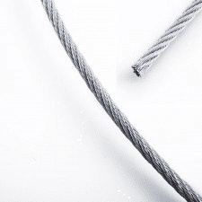 Трос стальной Zn DIN 3055 8мм (кратно 100)