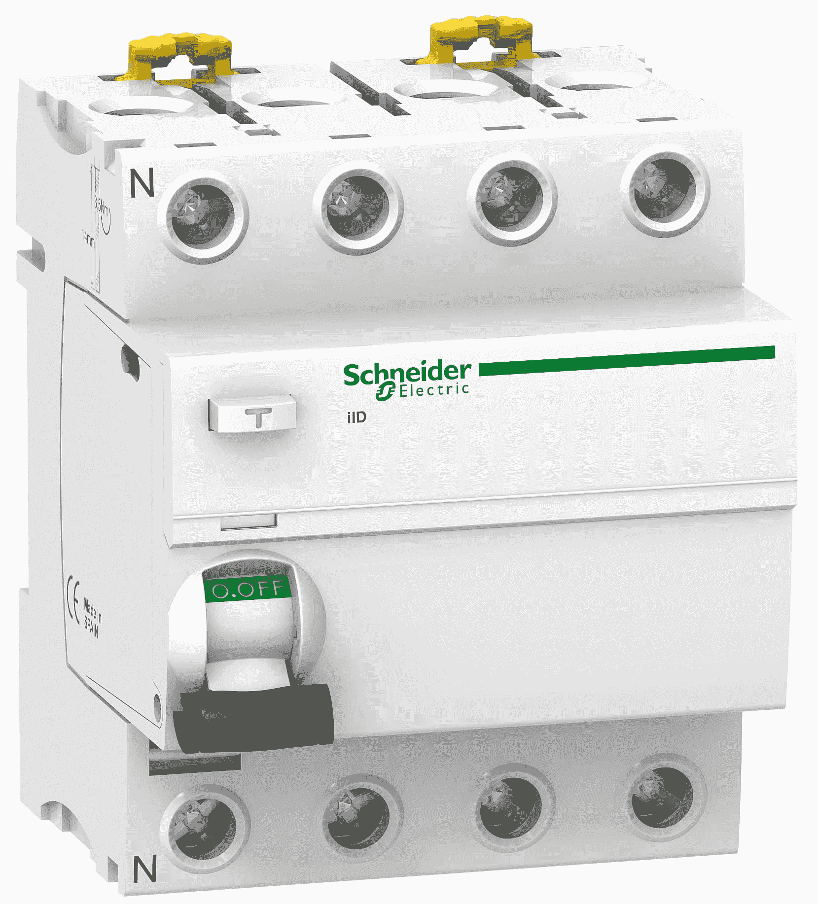 Устройство защитного отключения  4П  25А 300мА  Schneider Electric  Acti9  iID  тип AC  A9R44425 (аналог Multi9 23040)
