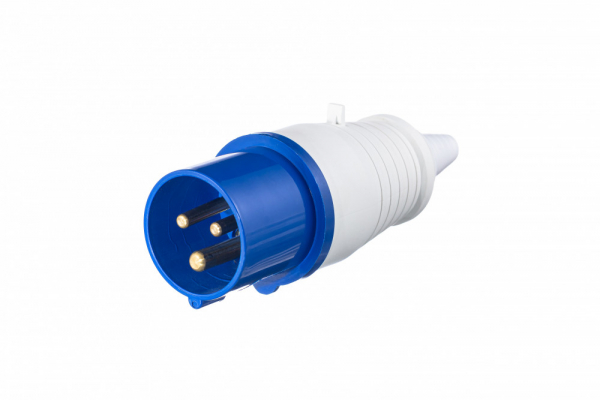 Вилка кабельная 26001DEK переносная 013 2Р+РЕ 16А 220В IP44 ВП-102 DEKraft Systeme Electric