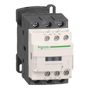 Контактор  Schneider Electric  25А  3П  катушка управления с ограничителем перенапряжения  220В  DC  дополнительный контакт 1НО+1НЗ  TeSys_D
