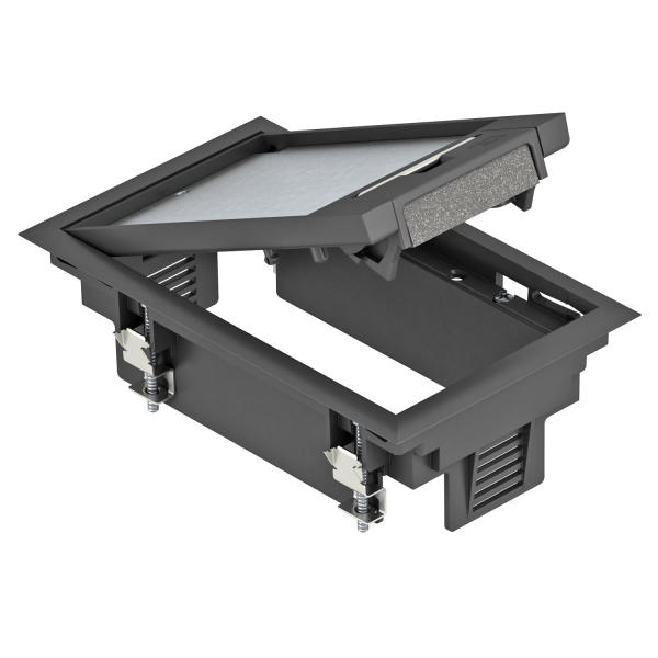 Лючок GES2U (универсальный) 3xModul45 (полиамид,серый) /GES2 U 7011/