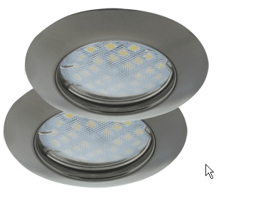 Светильник точечный Ecola Light MR16 DL92 GU5.3  встраиваемый выпуклый Черный Хром 30x80 - 2pack / FM1622EF