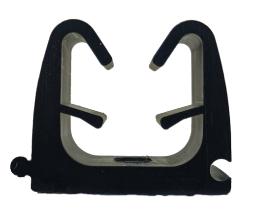 Крепеж-клипса универсальная 16-20мм черная (кратно 25)