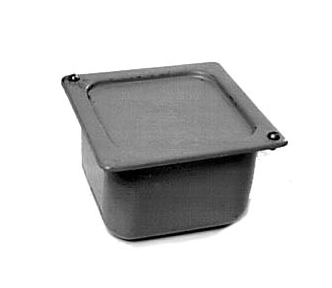 Коробка металлическая протяжная У-994 У2 IP54 100*100*80 Грунт (крышка +3 самореза) с уплотнением 4627092970255