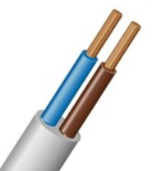 ПВСнг(А)-LS 2х1,5 провод белый БРЭКС