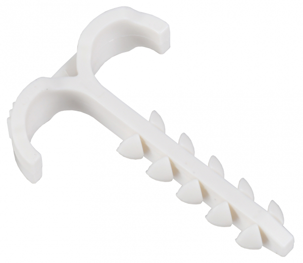 Дюбель-хомут Т-обр. 4-12мм нейлон белый (25шт/упак) IEK