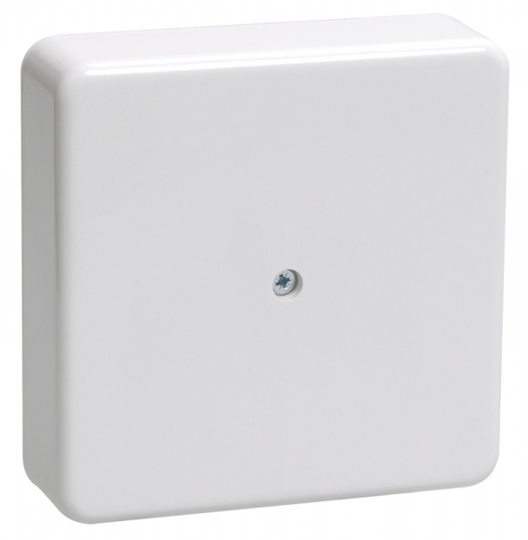 Коробка КМ41219 распаячная для открытой установки 100х100х29 мм белая (6 клемм 6мм2) IEK