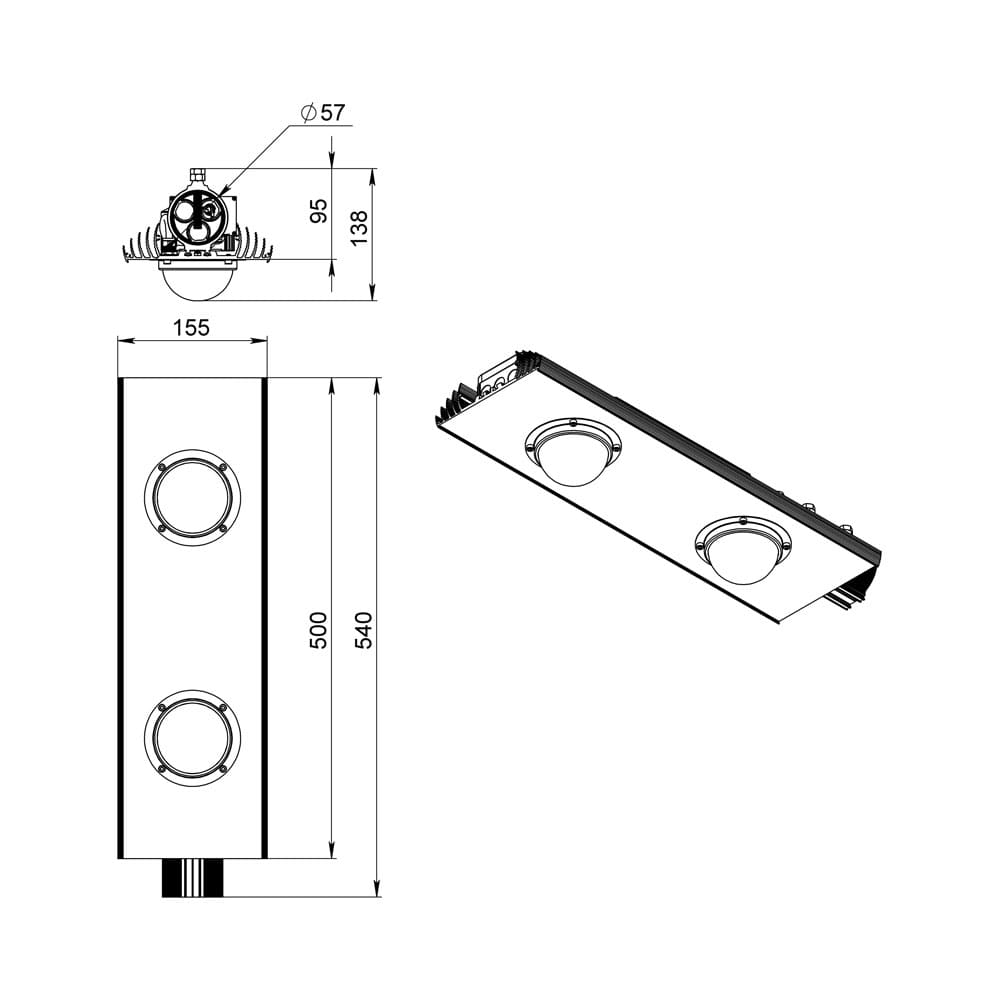 Магистраль v2.0 200 CRI70 4500К 60°