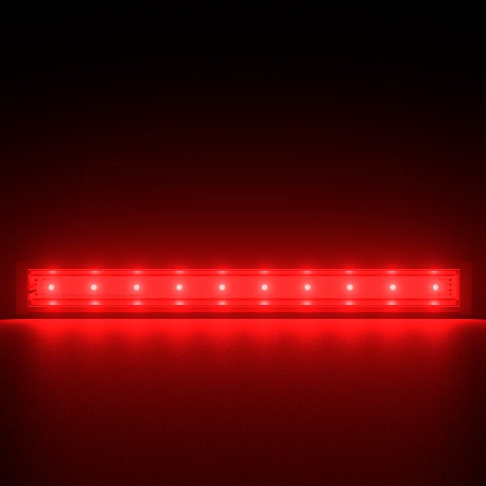 Барокко 8 500мм Красный Закаленное стекло