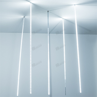 Светодиодная гирлянда ARD-ICEFALL-CLASSIC-D12-1000-5PCS-CLEAR-120LED-LIVE WHITE (230V, 11W)