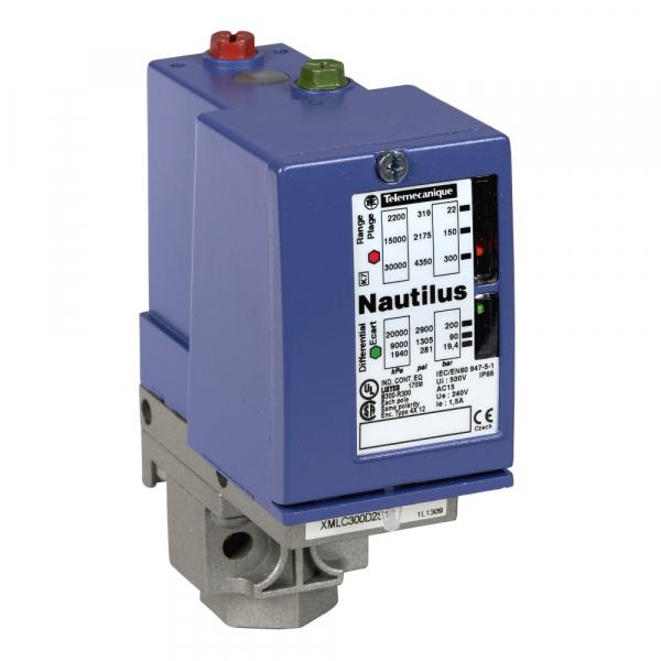 Schneider Electric  XMLC300D2S12 РЕЛЕ ДАВЛЕНИЯ XMLC300D2S12