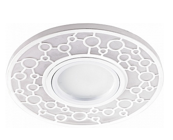 Светильник точечный Feron CD990 15LED*2835SMD 4000K, MR16 50W G5.3, белый