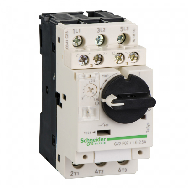Schneider Electric  Выключатель автоматический с комб. расцеп. 1,6-2,5А GV2P07AE11TQ