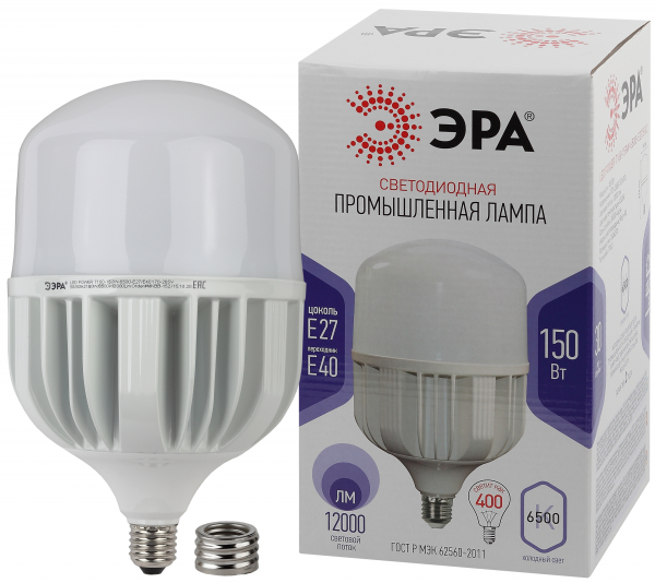Светодиодная лампа ЭРА 150Вт 170-265В 6500К E27/E40