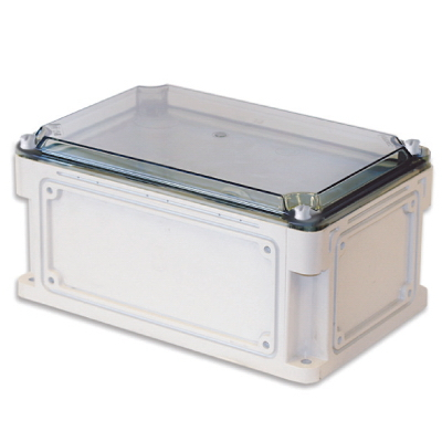 DKC 542211 Корпус IP67,400х200х146 (выс.крышки 21),стнк.выбв.флнц.,прозр.крыш.