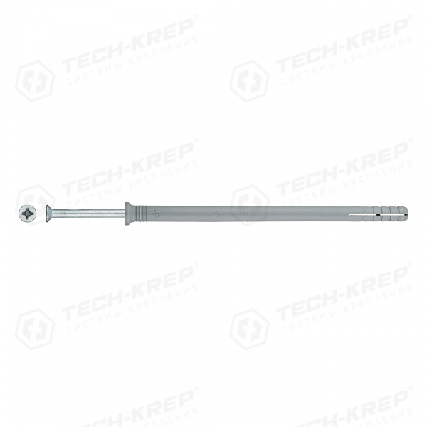 Дюбель-гвоздь потай. D8*140 полипропиленовый (50шт) - коробка накл. Tech-Krep