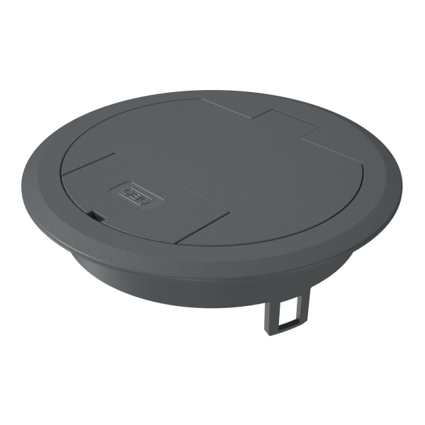 Лючок GES R2 с кабельным выводом 40х140 мм (полиамид,серый) /GES R2 7011/