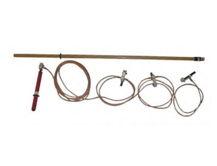 Заземление переносное ЗПП-35 (сеч. пр.=50мм кв) комплект (штанга + мешок)