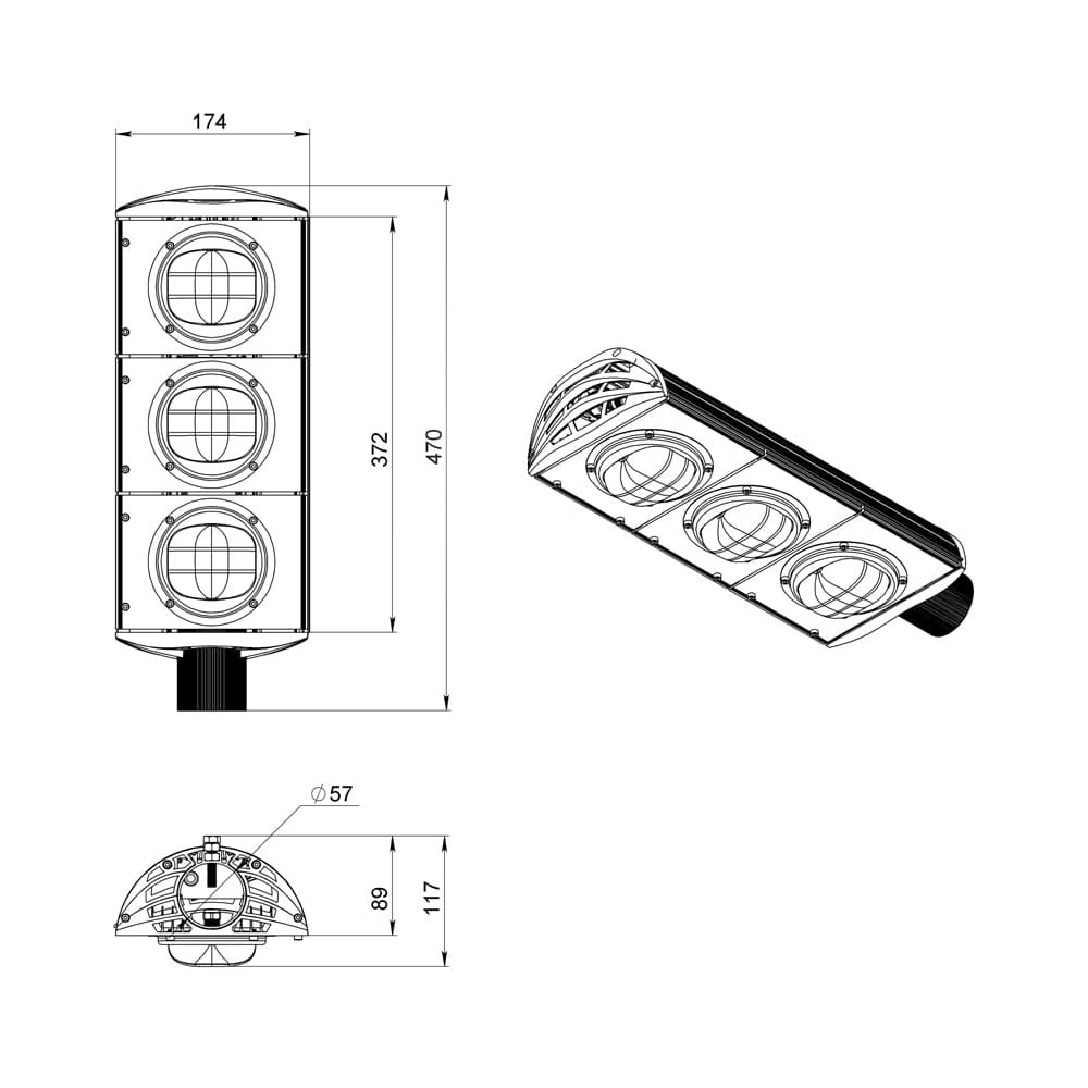 Магистраль v3.0 150 CRI70 3000К 60°