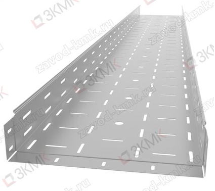 Лоток перфорированный ЛП(1.0) 400Х100Х3000  ЗКМК (кратно 3)