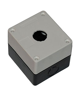 КП-101, белый, пластик, 1 отверстие, IP54, корпус поста  (ЭТ)