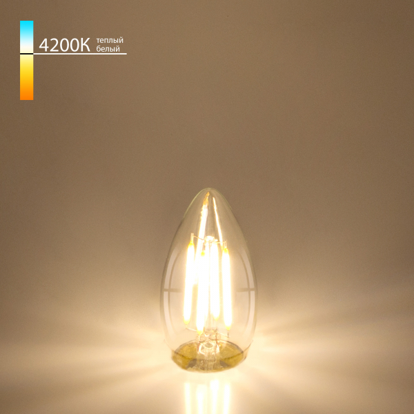 Светодиодная лампа Elektrostandard BLE2706 F 9W 4200K E27 (C35 прозрачный)