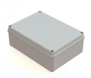 Коробка приборная наружного монтажа 190х140х70 мм, с гладкими стенками, IP55 (20шт)
