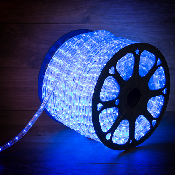 Дюралайт LED , постоянное свечение (2W) - синий, бухта 100м, Neon-Night 121-123 (кратно 100)