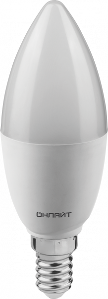 Лампа ОНЛАЙТ 90 056 OLL-C37-12-230-6.5K-E14-FR