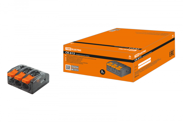 TDM СК-613 Клемма соед. (2,5мм2) SQ0527-0022 (кратно 30)