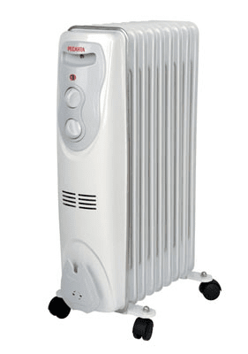 Радиатор масляный Ресанта ОМ-9Н  2000 Вт 9 секций