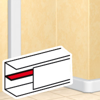 Перегородка  цвет белый на 35мм  разделит. для к.к. 105*35,80*35  Legrand  DLP   010584 (кратно 2)