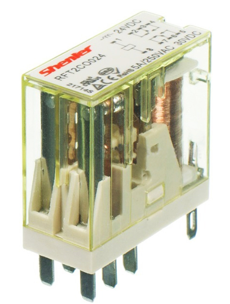 Реле RFT2CO024, 2CO,8A(250VAC/30VDC), 24VDC