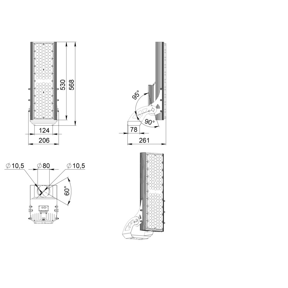 Плазма 300 L V CRI80 5000К 60°
