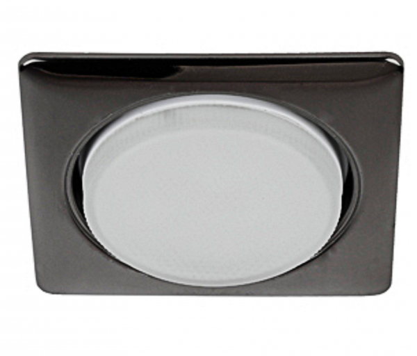 Свет-к точечн. ЭРА KL71 BK /1 (к)  Gx53 квадр.,220V, 13W,черный металл