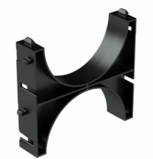 Держатель расстояния (кластер) для двустенных труб, д.125, одинарный DKC 025121