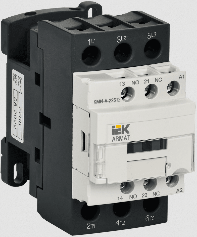 ARMAT Контактор КМИ-А-22512 LC1D 25А 24В/АС3 1НО/1НЗ IEK