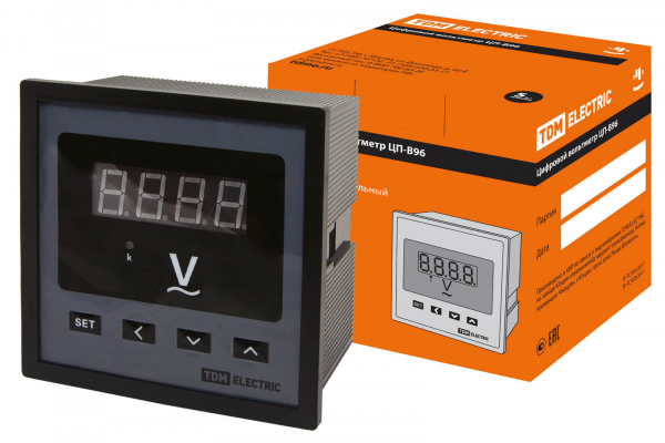 Вольтметр цифровой TDM  ЦП-В96 0-9999В-0,5-Р