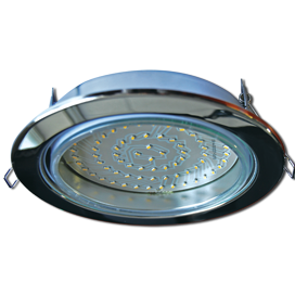 Точечный светильник Ecola GX70 H5 встраиваемый потолоч.  б/рефл. 53*151  хром/FC70H5ECB/